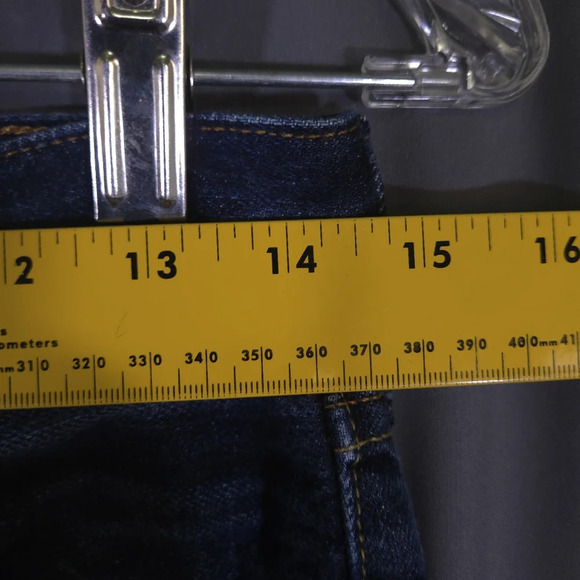 Hollister Slim Straight Denim Jeans Men's Size 28x30 Dark Wash Button Fly - Picture 2 of 8